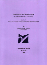 Image of Professional Youth Programme Di Tilu Kitchen and Patisserie